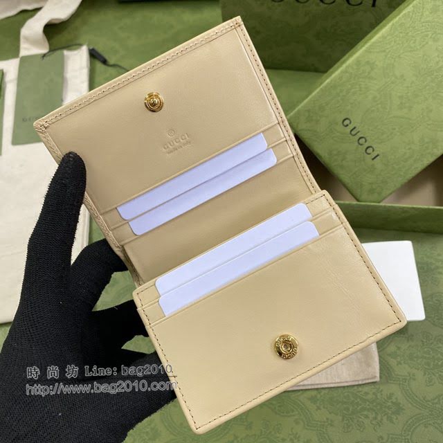 Gucci专柜新款女包, 古驰jackie1955零钱包 Gucci翻盖短夹钱包 621887  gdj1708